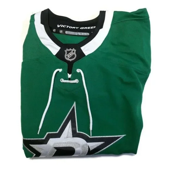 Official Dallas Stars Youth Size L/XL Tyler Seguin NHL Victory Green Home Jersey - Picture 8 of 9